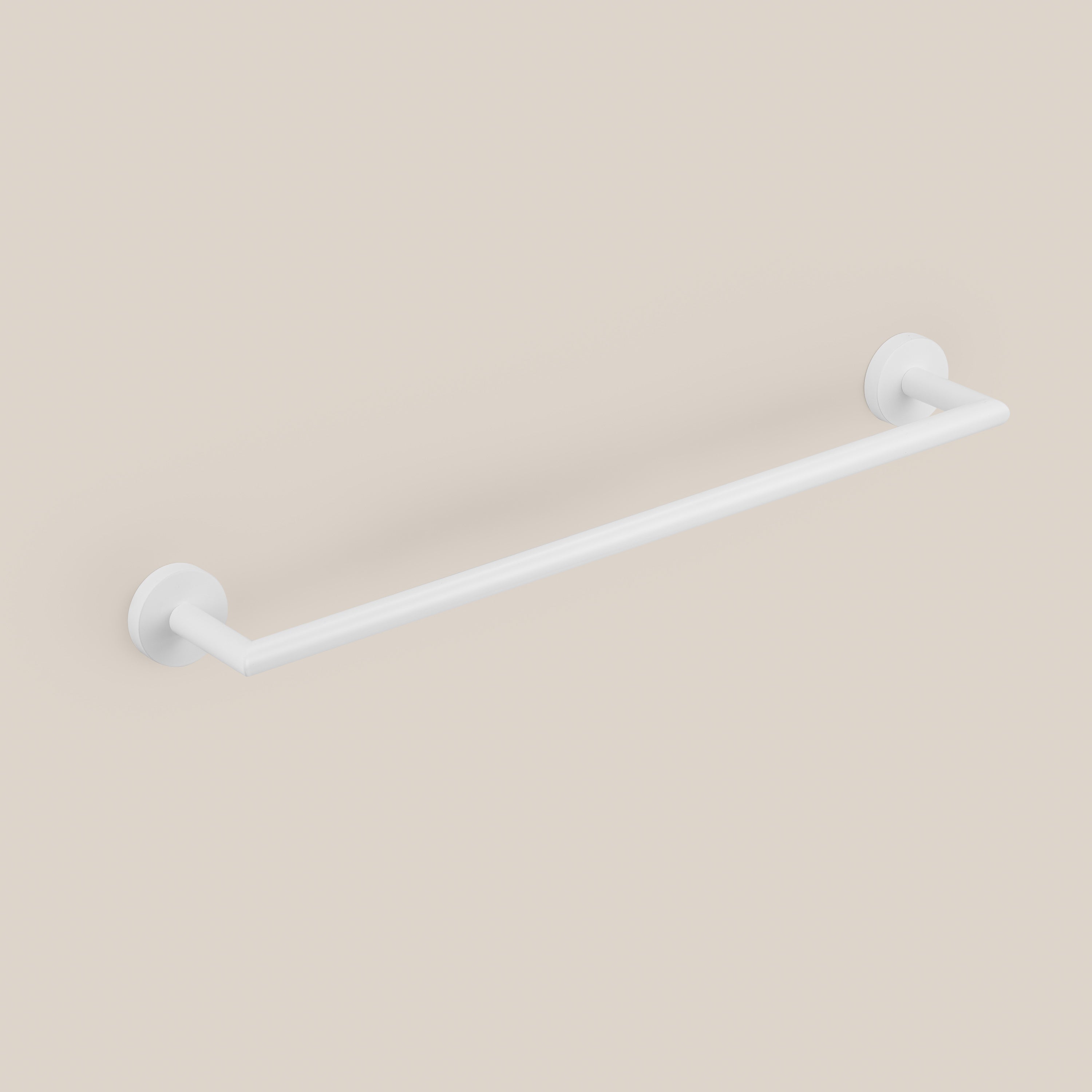 Barre porte-serviettes 50 cm noir mat