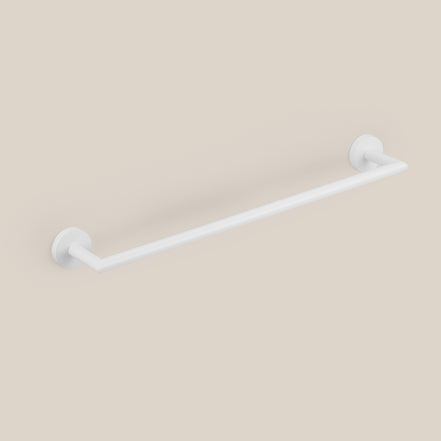 Barre porte-serviettes 50 cm noir mat
