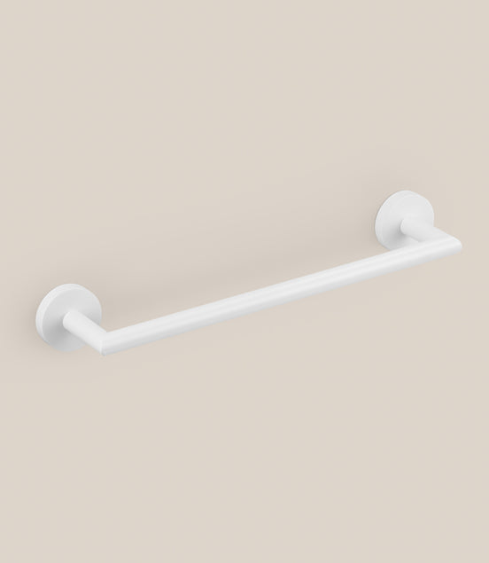 Wall-mounted towel holder 35 cm – matte black finish