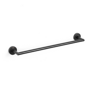 Barre porte-serviettes 50 cm noir mat