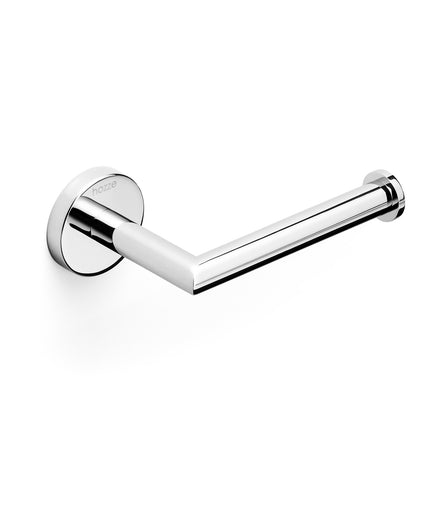 Matte white wall-mounted toilet paper holder 
