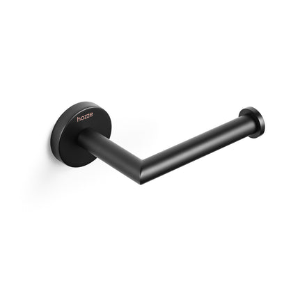 Matte white wall-mounted toilet paper holder 