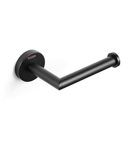 Matte white wall-mounted toilet paper holder 