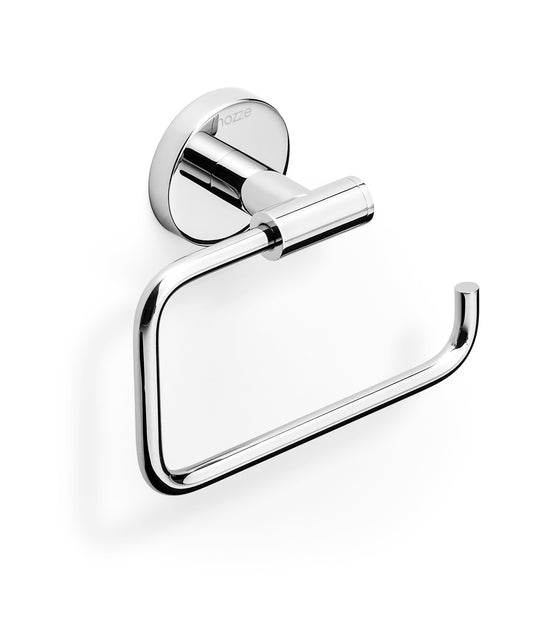 Chrome swivel toilet paper holder