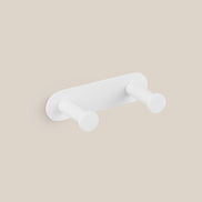 Gancho doble de baño  – acabado cromo
