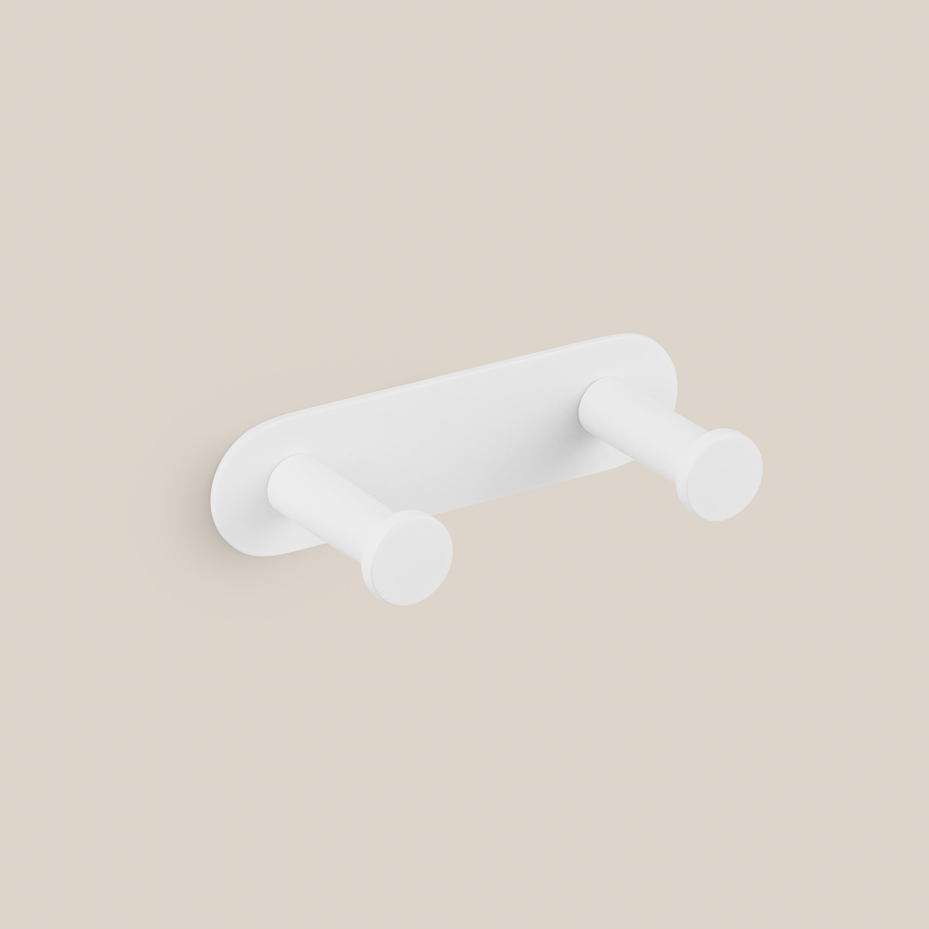 Gancho doble de baño  – acabado cromo