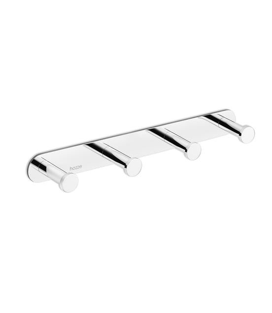Quadruple wall hook chrome