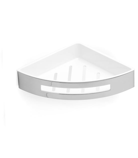 Corner shower shelf – chrome finish