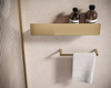 Brushed gold shower shelf  40 cm