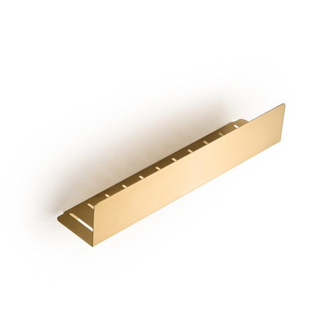 Brushed gold shower shelf  40 cm