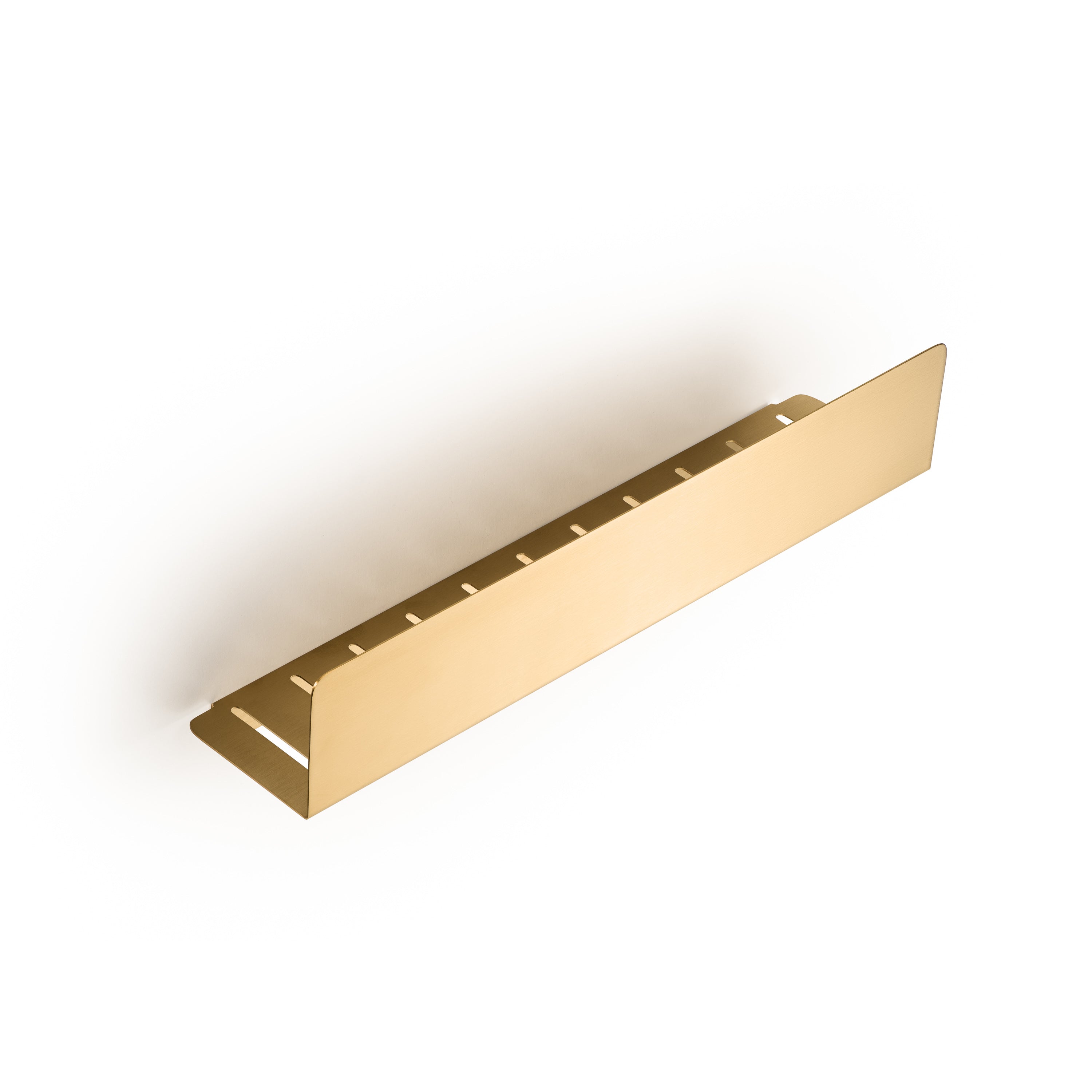 Brushed gold shower shelf  40 cm