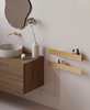 Brushed gold shower shelf  40 cm