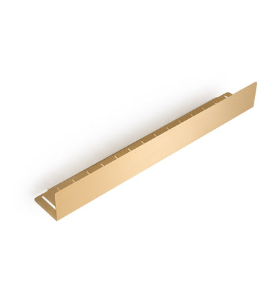 Brushed gold shower shelf  60 cm