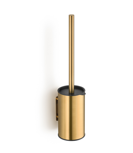 Wall-mounted or freestanding toilet brush – chrome finish