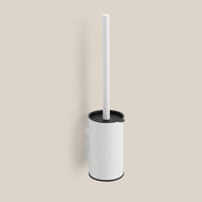 Brosse WC murale ou sur pied – finition chromée