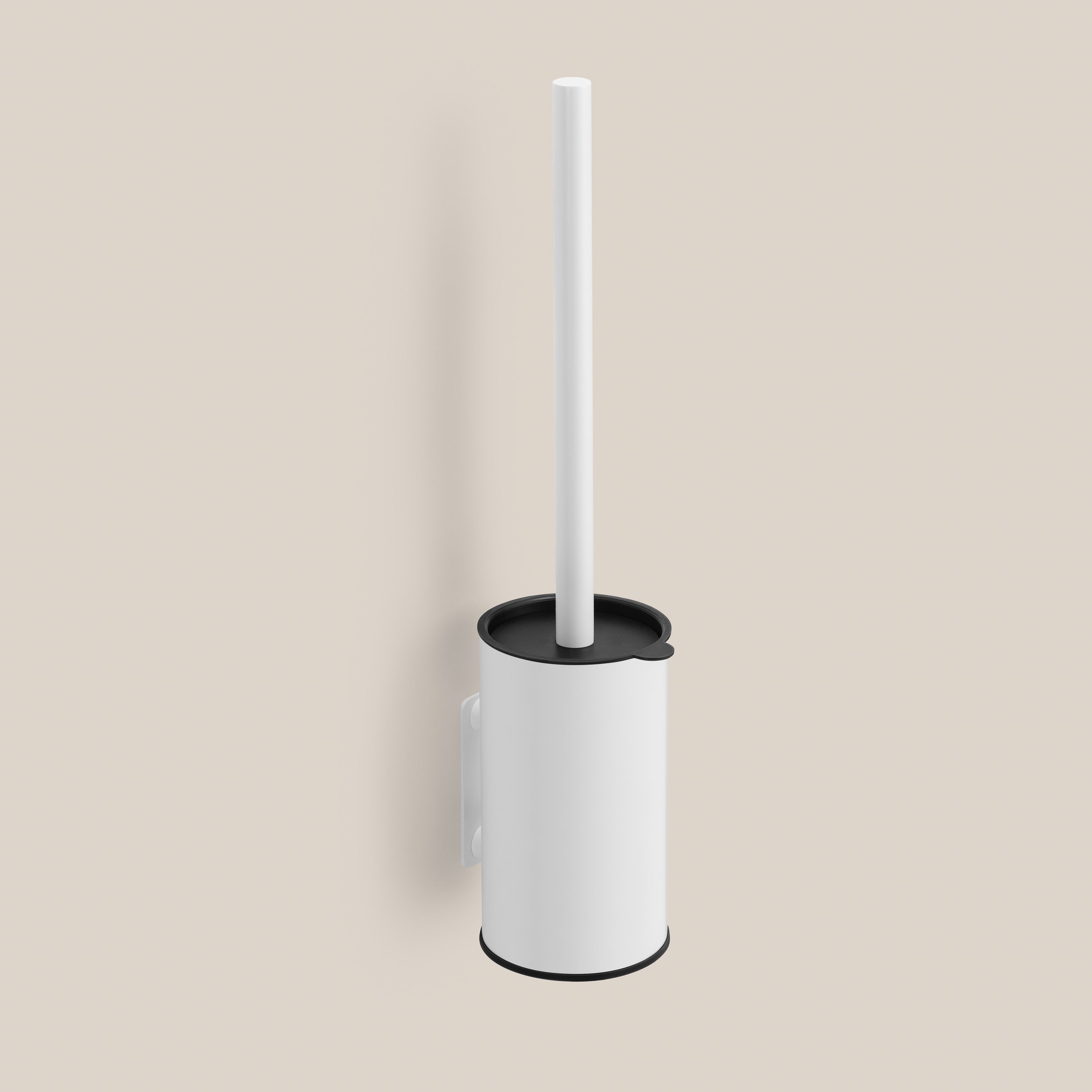 Brosse WC murale ou sur pied – finition chromée