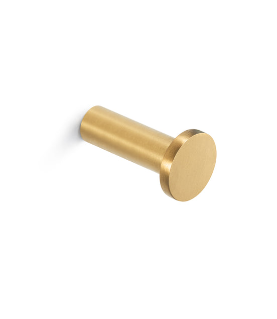 Single wall hook – brushed copper finish