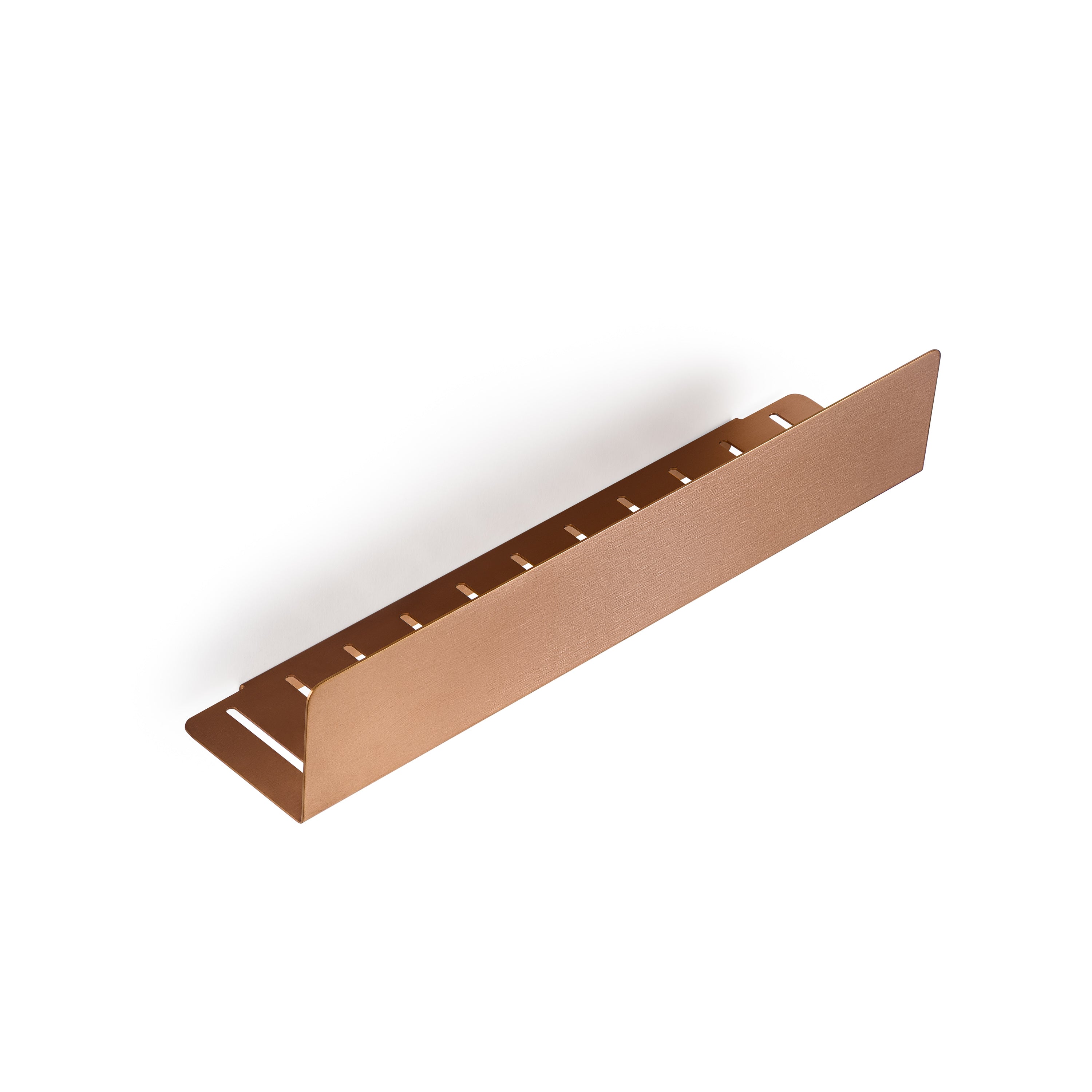 Brushed gold shower shelf  40 cm