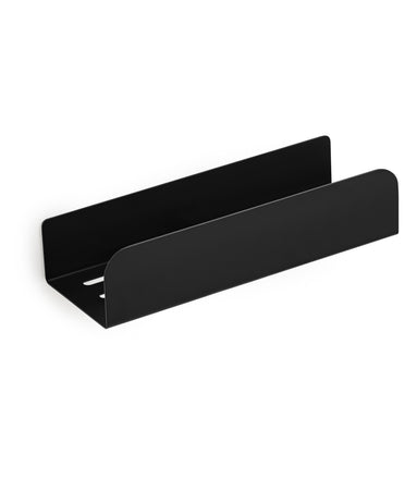 Matte white shower shelf – no-drill installation