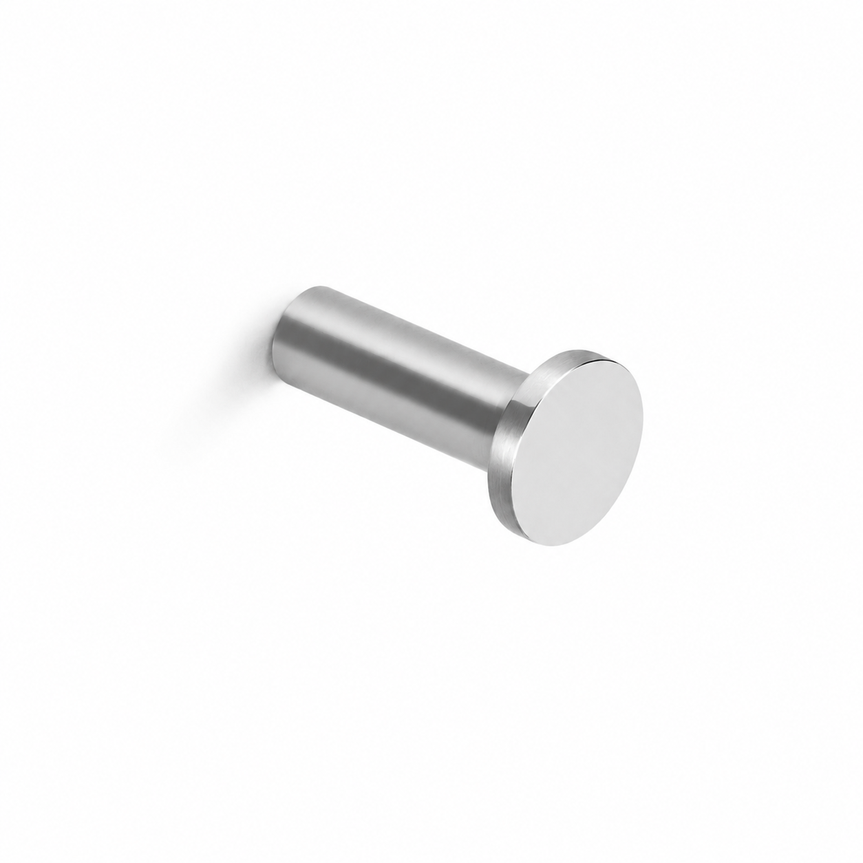 Brushed gold single towel hook