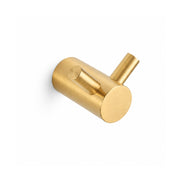 Double wall hook – brushed copper finish