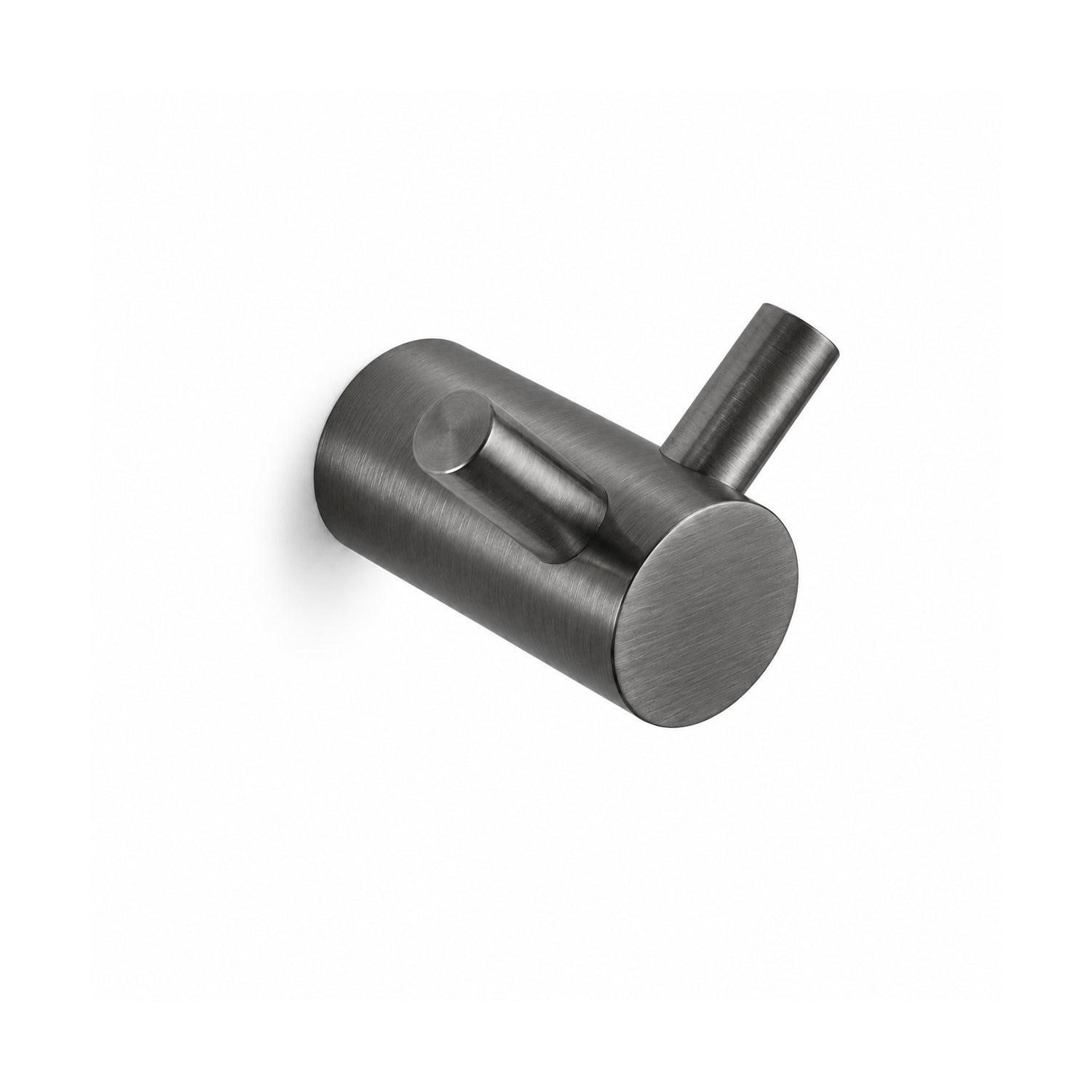 Double wall hook – brushed copper finish
