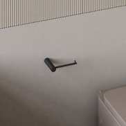 Toilet paper holder brushed graphite
