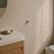 Bathroom wall hook – brushed copper finish