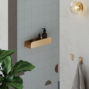 Bathroom hook without drilling – brushed copper finish