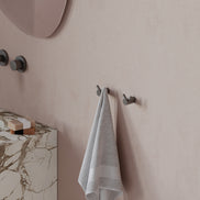 Double wall hook – brushed copper finish