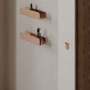 Bathroom hook without drilling – brushed copper finish