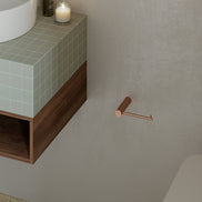 Toilet paper holder brushed graphite