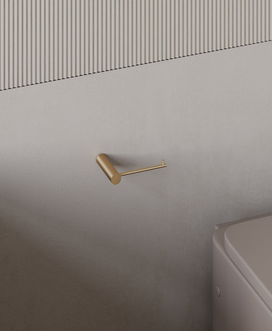 Toilet paper holder – brushed gold finish