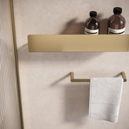 Wall-mounted towel bar 25 cm – brushed copper finish