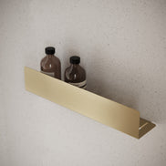 Brushed gold shower shelf  40 cm